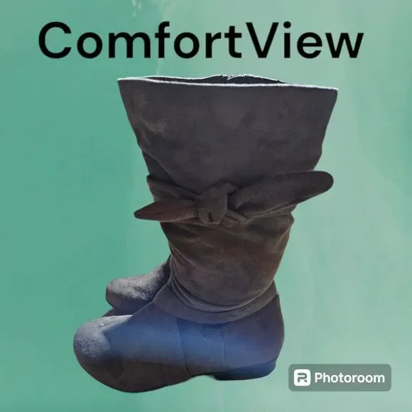 Comfort View Heather Wide Calf Size 7W - Picture 1 of 4